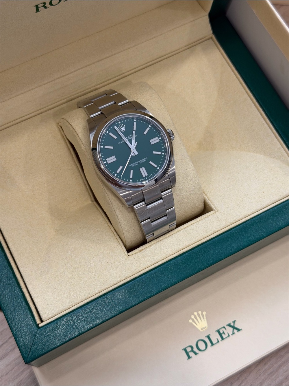 Rolex OP Green Dial 41mm